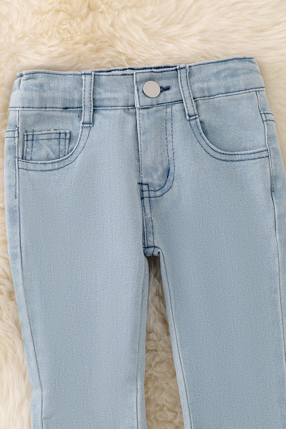 Lt. Blue bootcut denim pants. PNG50061 JEAN