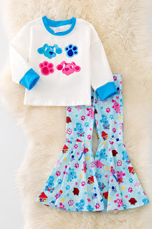  OFG41688 LOI: Paw printed 2 piece set.