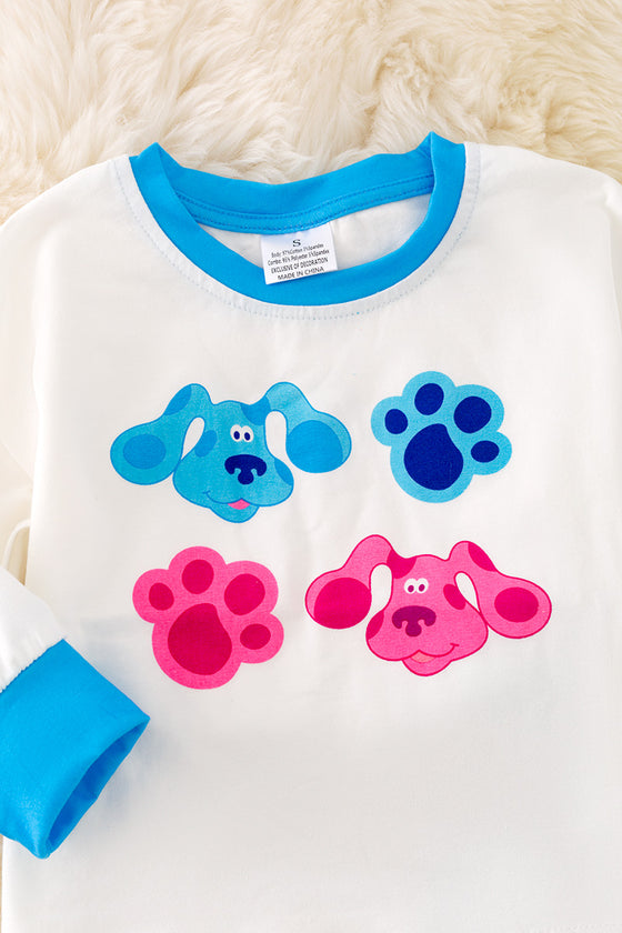 OFG41688 LOI: Paw printed 2 piece set.