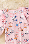 RPG40591 AMY: Sweet pink snoop printed baby onesie.