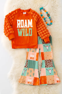  OFG41133 LOI: Roam wild bubbly puff sleeves & western pants.