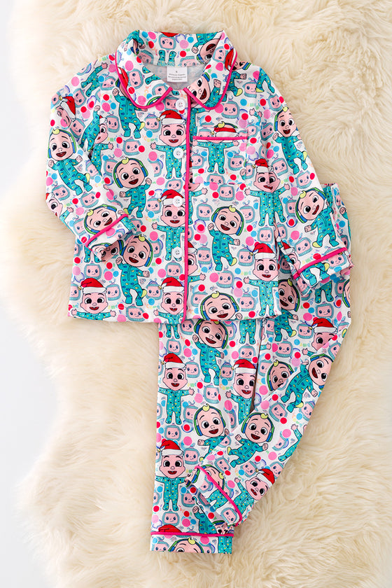 PJG40156 AMY: Toddler Character printed pajama set.