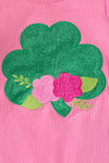 St.Patricks pink tunic & sequins leggings. OFG50108 JEAN