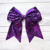 Sequins cheer hair bows w/alligator clip. (6pcs/$10.50) CHEERBOW-2023-B