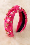 XO XO Rhinestone, bead Valentines headbands. 2pcs/$14.00