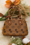 Khaki star printed crossbody purse. BBG65203032 M