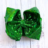 6.5" Double layer sequins hair bows. 4pcs/$10.00 DBW-2 (New Colors available!!!