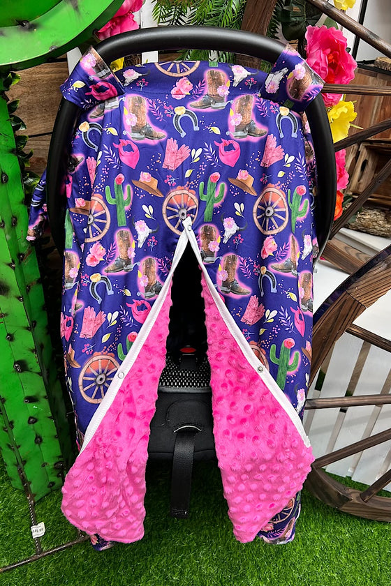 From the old west inspired printed car seat cover. ZYTG25153010 S