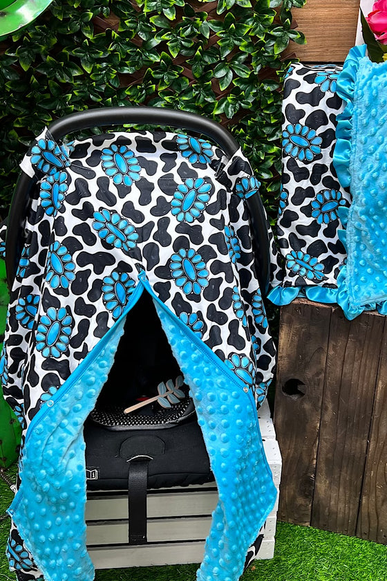 Concho & cow spotted car seat cover. ZYTG25153012 S