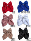 Large coquette hair bows available in 6 colors. 6pcs/$15.00 CQ-225-1