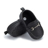 Super cute pleather baby shoes. Available in 2 colors! HMZ165