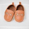 Super cute pleather baby shoes. Available in 2 colors! HMZ165