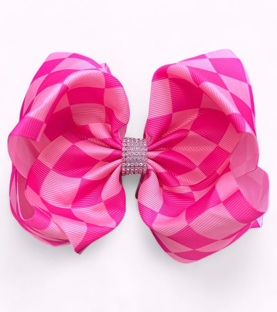 2 tone pink double layer hair bows. 4PCS/$10.00 BW-DSG-05