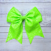 Sequins cheer hair bows w/alligator clip. (6pcs/$10.50) CHEERBOW-2023-B