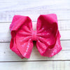 6.5" Double layer sequins hair bows. 4pcs/$10.00 DBW-2 (New Colors available!!!