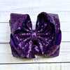 6.5" Double layer sequins hair bows. 4pcs/$10.00 DBW-2 (New Colors available!!!