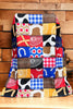 WILD WEST HORSESHOE PRINTED BABY BLANKET. 38" BY 40". BKG25153023 M