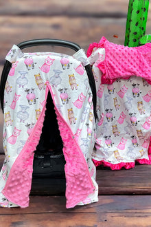  BABY FARM ANIMAL PRINTED CAR SEAT COVER. ZYTG25133006