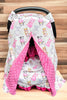 BABY FARM ANIMAL PRINTED CAR SEAT COVER. ZYTG25133006