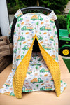 FARM TRUCK W/ ANIMALS PRINTED CAR SEAT COVER. ZYTB25133005