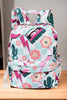 Strike, floral,cactus Small printed backpack. BP-202323-29