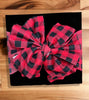 Plaid printed large headbands. (3pcs/$10.50) F-DLH2366K