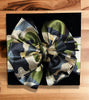 Camouflage metallic printed large headbands. (2pcs/$10.00) F-DLH2449K