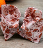 6.5" Halloween double layer printed hair bows.