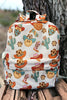 Western emoji printed Small size backpack. BP-202323-33