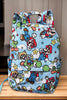 Cloud/Character printed Small size backpack. BP-202323-36