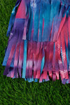 TIE DYE FRINGE SKIRT.DRG251123102 WEN