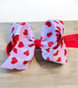 5"X5" heart printed baby headband. 4PCS/$10.00 BW-DSG-11