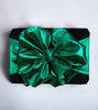 Metallic Dark green baby to toddler headband. 2pcs/$10.00 F-DLH2441K