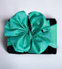 Metallic teal baby to toddler headband. 2pcs/$10.00 F-DLH2459K