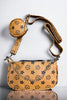 Khaki star printed crossbody purse. BBG60152006 M