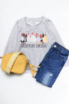 I really like chickens" hen printed sweatshirt. TPG65153063 AMY