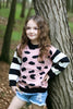 GIRLS PINK KNIT SWEATER. TPG651122090-AMY