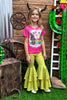 Green double layer extra wide bell bottoms. PNG25153117-amy