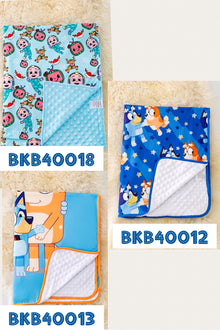  BB-24: Boys 38 x 90 baby blankets available in 3 styles.