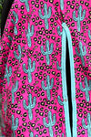 Cactus printed on fuschia car seat cover. ZYTG25153026 M