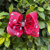 6.5" double layer hair bows. 4pcs/$10.00 BW-DSG-271