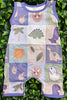 Dino quilt mimic baby romper. SR011003-LOI