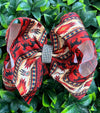 Aztec printed double layer hair bows. 10pcs/$8.00 BW-DSG-976 SET1