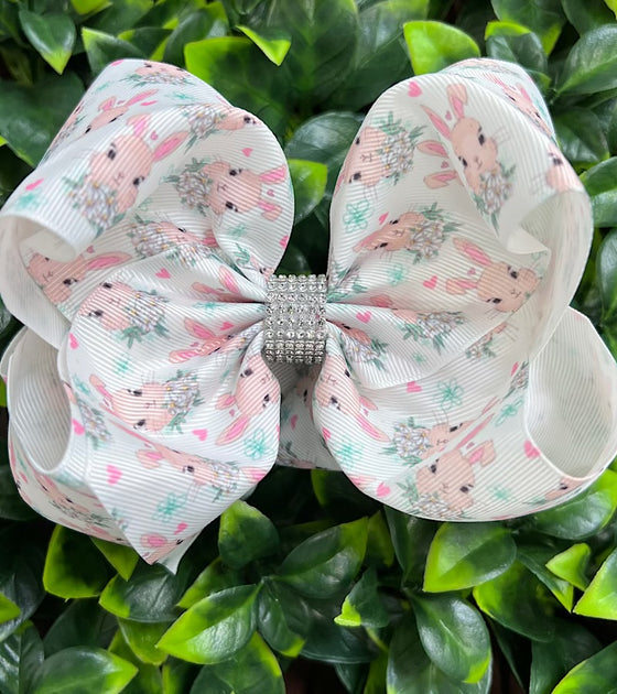 Easter Mix styles double layer hair bows. 4pcs$10.00