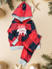 Baby bear plaid jogger set. PJG501322040-SOL