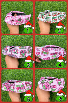  6 Design Grinc* printed headband from toddler to youth. 4pcs/$14.00