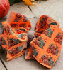 6.5" Double layer fall printed hair bows.