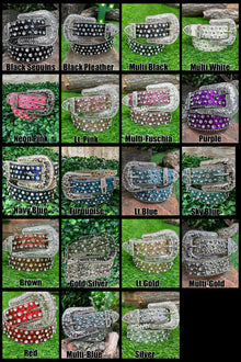  19 Colors available/ Shimmery Belts!!!