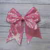 Sequins cheer hair bows w/alligator clip. (6pcs/$10.50) CHEERBOW-2023-B