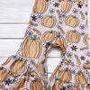 Pumpkin printed girls romper. SR041601 wen